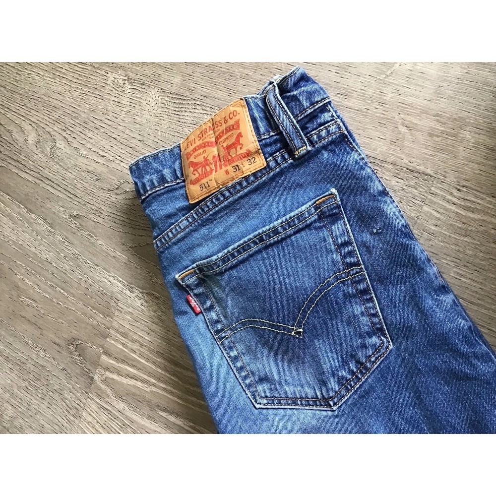 Levi's Mens 511 Slim Fit Jeans Size 31 X 32 Blue Jeans Levis Men's Jeans